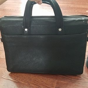 Black laptop bag